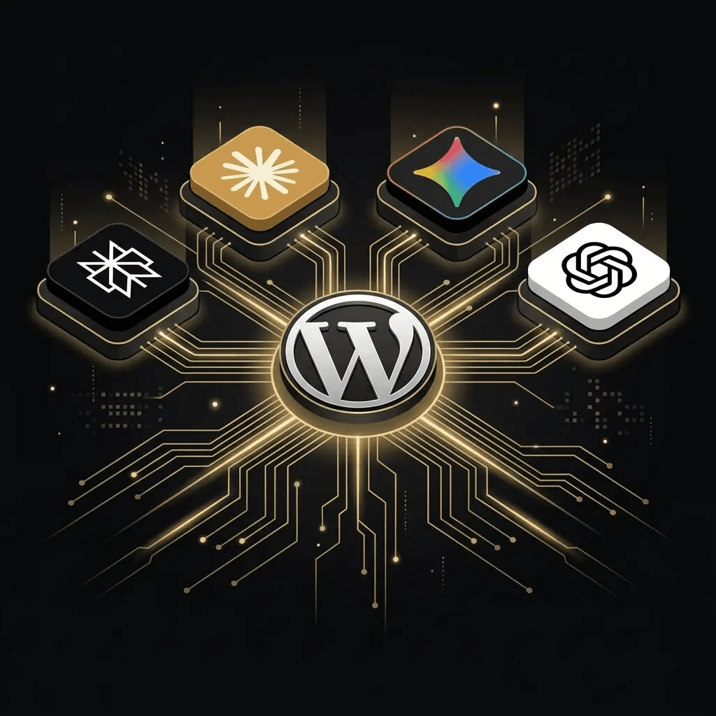 AI-Enhanced WordPress Development   hero visual