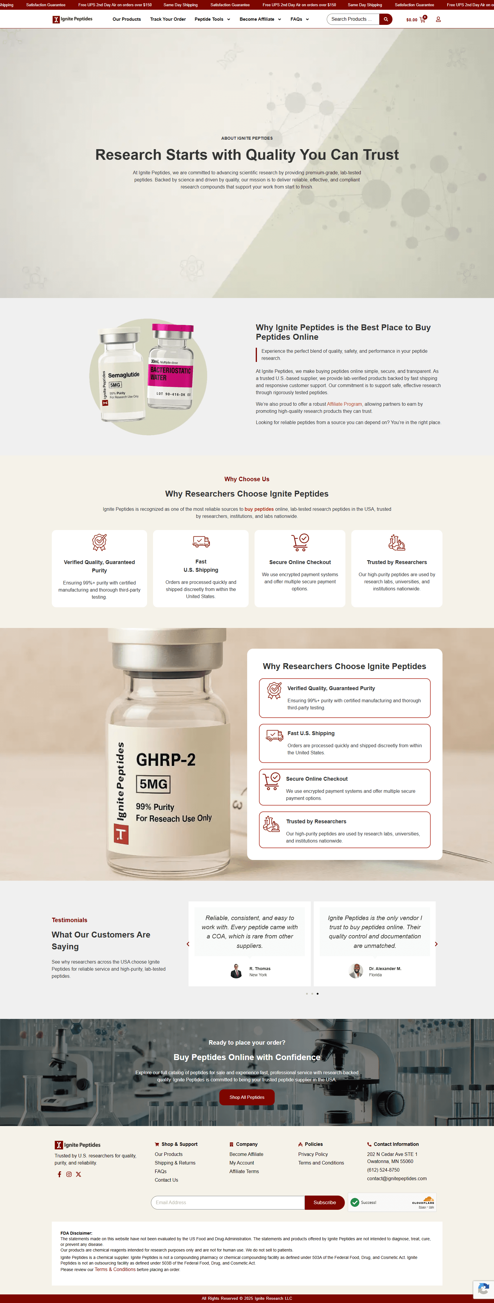 Ignite Peptides: Ignitepeptides2